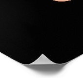 Toe be Be of Toe Wees Shakespeare Pun Donk BG Poster (Hoek)