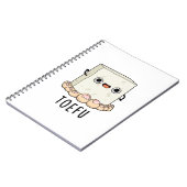 Toe-fu Grappige Tofu Grappenmakerij Notitieboek (Linkerzijde)