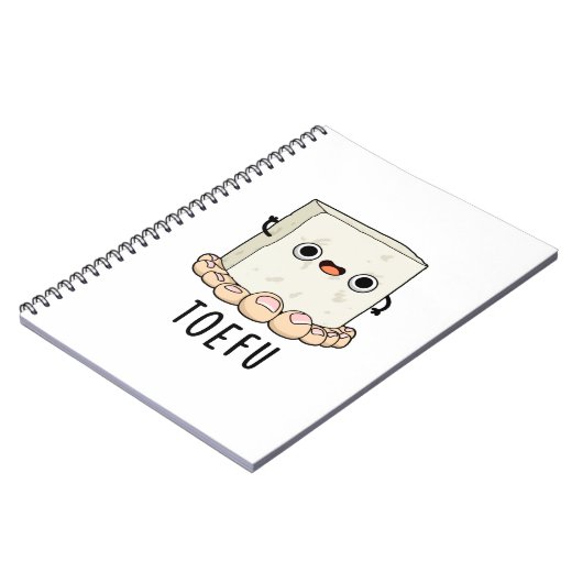 Toe-fu Grappige Tofu Grappenmakerij  Notitieboek (Linkerzijde)