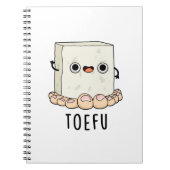 Toe-fu Grappige Tofu Grappenmakerij  Notitieboek (Voorkant)