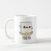 Toe-fu Grappige Tofu Pun Koffiemok (Links)