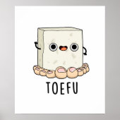 Toe-fu Grappige Tofu Pun Poster (Voorkant)