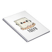 Toe-fu Grappige Tofu Woordspeling  Notitieboek (Rechterzijde)