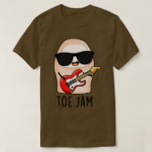 Toe Jam Funny Big Toe Music Pun 1 T-shirt (Design voorkant)