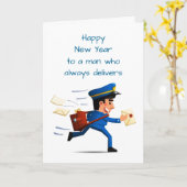 *TOE NIEUW JAAR* AAN EEN MAN DIE ALTIJD LEVERT KAART (Gele Bloem)