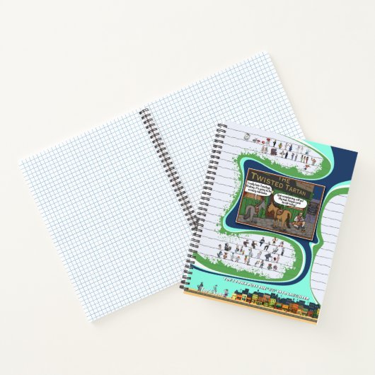 Toe’s Town Comic | Spiral Notebook Notitieboek (Binnen)