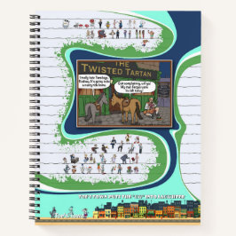 Toe’s Town Comic | Spiral Notebook Notitieboek