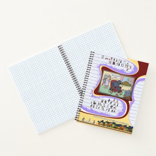 Toe’s Town Comic | Spiral Notebook Notitieboek (Binnen)