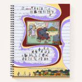 Toe’s Town Comic | Spiral Notebook Notitieboek (Voorkant)