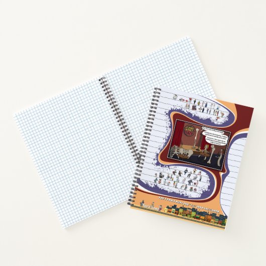 Toe’s Town Comic | Spiral Notebook Notitieboek (Binnen)