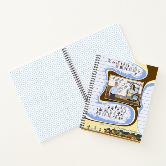 Toe’s Town Comic | Spiral Notebook Notitieboek (Binnen)