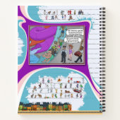 Toe’s Town Comic | Spiral Notebook Notitieboek (Achterkant)