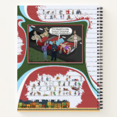 Toe’s Town Comic | Spiral Notebook Notitieboek (Achterkant)