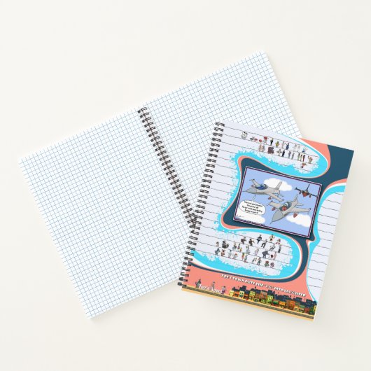 Toe’s Town Comic | Spiral Notebook Notitieboek (Binnen)