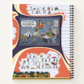 Toe’s Town Comic | Spiral Notebook Notitieboek (Achterkant)