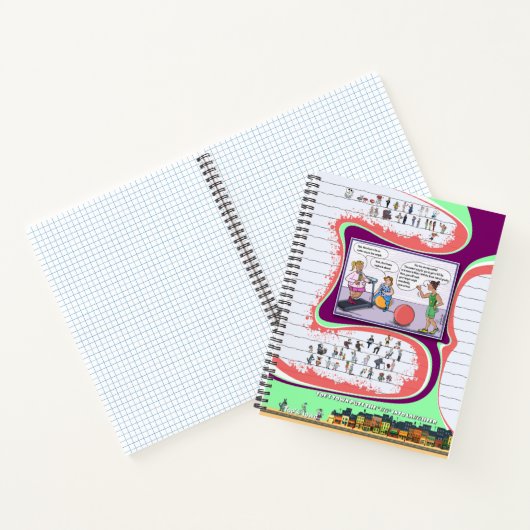 Toe’s Town Comic | Spiral Notebook Notitieboek (Binnen)