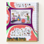 Toe’s Town Comic | Spiral Notebook Notitieboek (Achterkant)