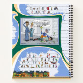 Toe’s Town Comic | Spiral Notebook Notitieboek (Achterkant)