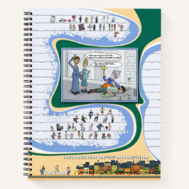 Toe’s Town Comic | Spiral Notebook Notitieboek