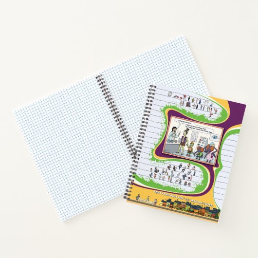 Toe’s Town Comic | Spiral Notebook Notitieboek (Binnen)