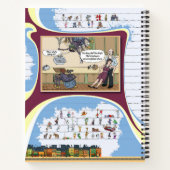 Toe’s Town Comic | Spiral Notebook Notitieboek (Achterkant)