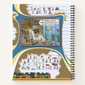 Toe’s Town Comic | Spiral Notebook Notitieboek (Achterkant)