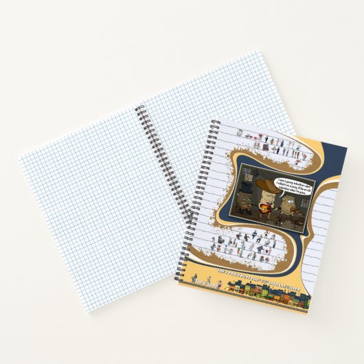 Toe’s Town Comic | Spiral Notebook Notitieboek (Binnen)