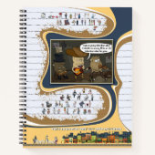 Toe’s Town Comic | Spiral Notebook Notitieboek (Voorkant)