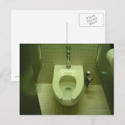 Toe Tap Toilet Briefkaart (Voorkant / Achterkant)