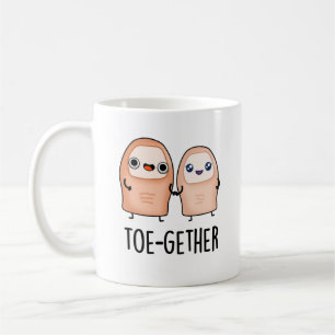 Toe-Together Grappige Big Toe Pun Koffiemok