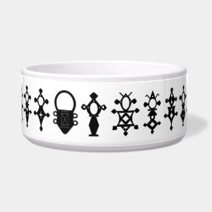 Toeareg kruist grote dierenkom voerbakje