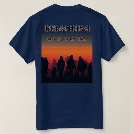 Toebehoren Heeft Geen Grenzen T-shirt (Design achterkant)