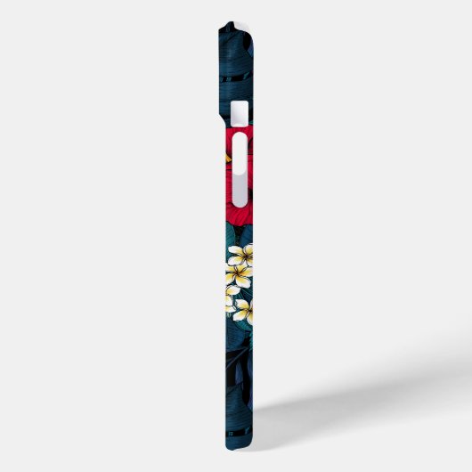 Toecans and tropical flora, green and red Case-Mate iPhone case (Achterkant / Links)