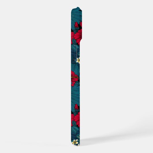 Toecans and tropical flora, green and red iPhone hoesje (Rechterkant)