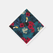 Toecans and tropical flora, green and red servet (Hoek)