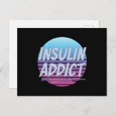 Toediening van insuline briefkaart (Voorkant / Achterkant)