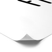 Toefu Fingerfu Funny Food Tofu Pun Poster (Hoek)