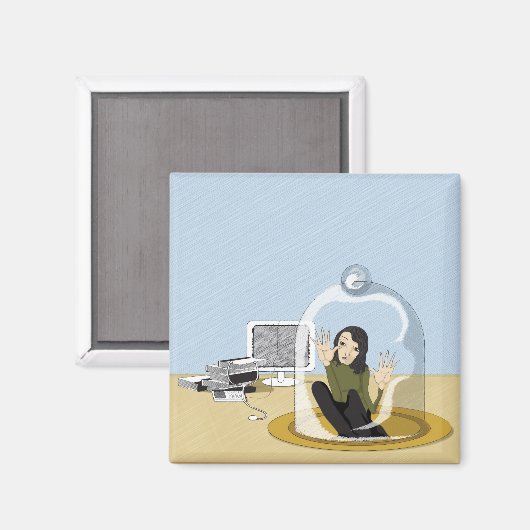 Toegang geweigerd magneet (Voorkant / Achterkant)