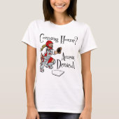 Toegang geweigerd, rood t-shirt (Voorkant)