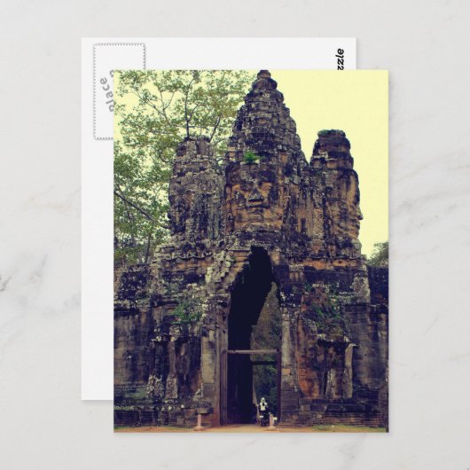Toegang tot Angkor Wat III Briefkaart (Voorkant / Achterkant)