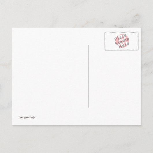 Toegang tot beroemd landschap in het Briefkaart To (Achterkant)