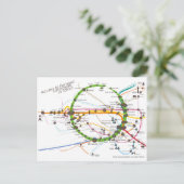 Toegang tot beroemd landschap in het Briefkaart To (Staand voorkant)