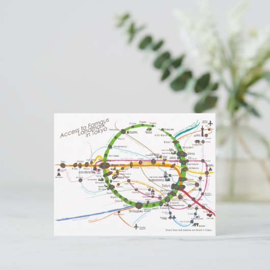 Toegang tot beroemd landschap in het Briefkaart To (Staand voorkant)