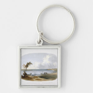 Toegang tot de baai van New York van Staten Isl Sleutelhanger