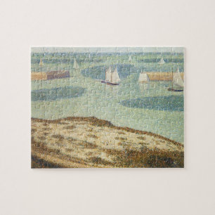Toegang tot de haven door Georges Seurat, Vintage  Legpuzzel