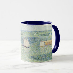 Toegang tot de haven door Georges Seurat, Vintage  Mok