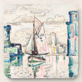 Toegang tot de haven van La Rochelle Bier Onderzetter (Voorkant)