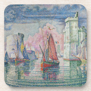 Toegang tot de haven van La Rochelle, Paul Signac Bier Onderzetter