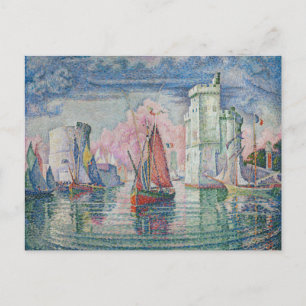 Toegang tot de haven van La Rochelle, Paul Signac Briefkaart