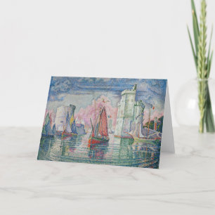 Toegang tot de haven van La Rochelle, Paul Signac Kaart